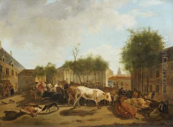 Un Marche Aux Bestiaux Dans Une Ville Belge - view 1