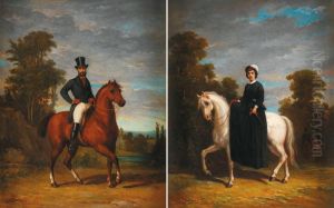 Portrait De Monsieur A Chevalportrait De Madame En Amazone
