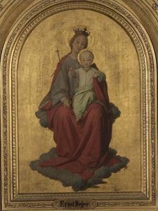 Holy Mother And Child. by Ernst Deger