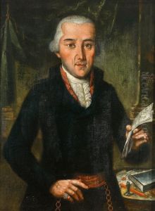Portrait Eines Augsburger Advokaten by Franz Joseph Degle