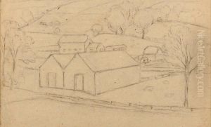 Paysage by William Degouve de Nuncques