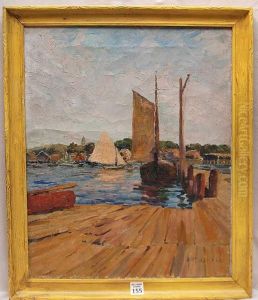 Harbor Scene by Alice Preble Dehaas
