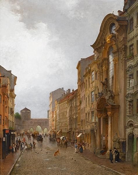 The Sendlinger Gate, Munich - view 1