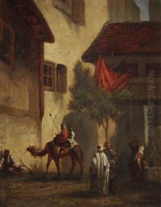 Orientalist Scene by Alfred Dehodencq