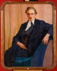 Portrait De Gustave Fontaine by Charles Dehoy