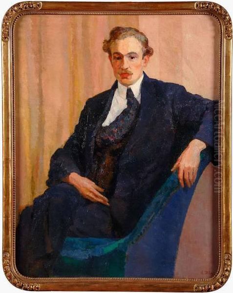 Portrait De Gustave Fontaine, Sculpteur Francais - view 1