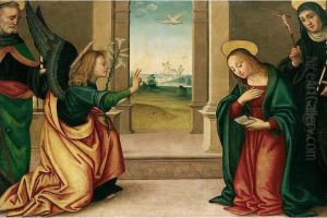The Annunciation by Raffaellino del Garbo