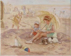 Fillettes Sur La Plage Fillettes Sur La Plage