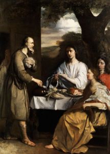 Abraham Bewirtet Die Drei Engel