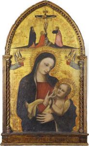 Madonna Del Latte E Crocifissione by Giovanni del Biondo