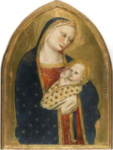 Madonna Del Latte' by Giovanni del Biondo