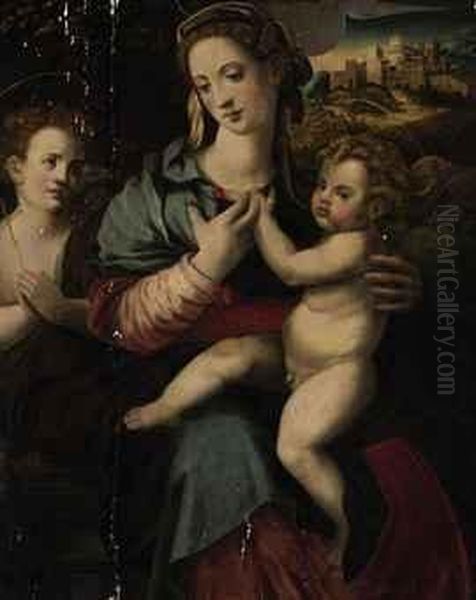 The Madonna And Child With The Young Saint John The Baptist - view 1