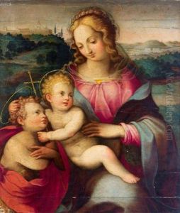 Madonna Con Bambino E San Giovannino Madonna Con Bambino E San Giovannino