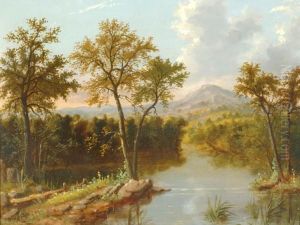 Rural Landscape by Albertus Orient Del Browere