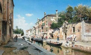 Canale San Giuseppe, Venice by Federico del Campo