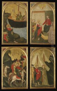 Scenes From The Life Of Saint Eustace by Francisco Del Campo