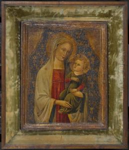 Madonna And Child by Jacopo Del Casentino
