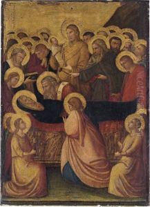 The Dormition Of The Virgin by Jacopo Del Casentino