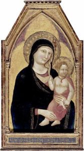 Madonna And Child by Jacopo Del Casentino