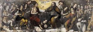 The Holy Trinity Surrounded By Angels Makingmusic by Juan Del Castillo