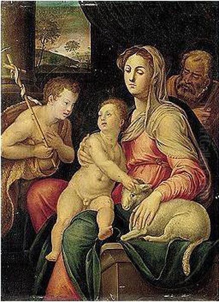 The Holy Family With The Infant Saint John The Baptist - view 1