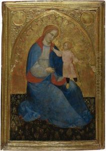 The Madonna And Child ('madonna Of Humility') by Jacobello Del Fiore