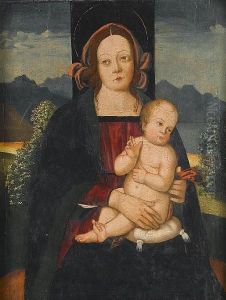 The Madonna And Child by Antonio Pastura Del Massaro Da Viterbo