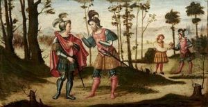 Scena Cavalleresca by Girolamo Del Pacchia