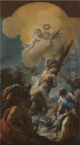 The Martyrdom Of Saint Sebastian by Ranieri Del Pace