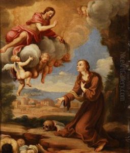 La Aparicion De Cristo A Santa Rosalia De Palermo