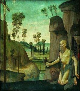 Saint Jerome by Jacopo Del Sellaio
