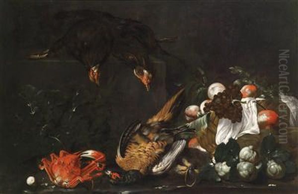 Hunting Still Life With Shot Wildfowl - view 1