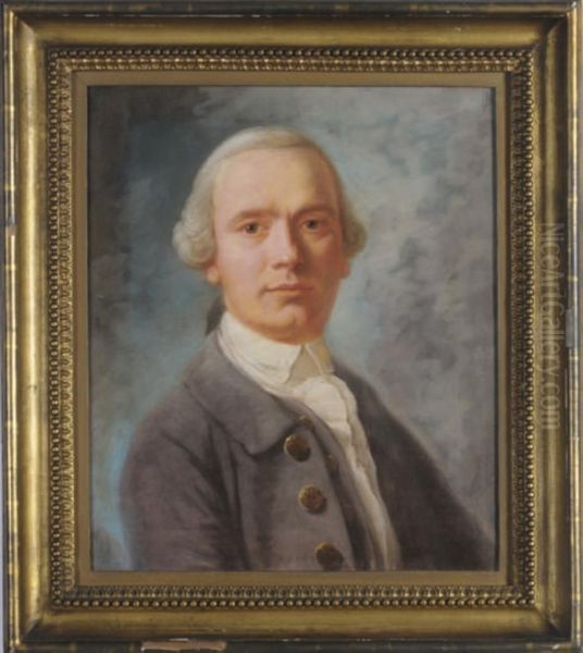 Portrait Of A Gentleman In A Violet Jacket - view 1