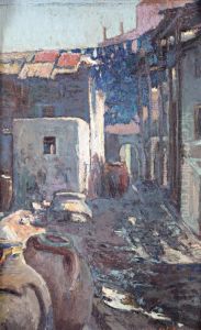 Le Souk Des Teinturiers A Sidi Bou-said by Andre Delacroix