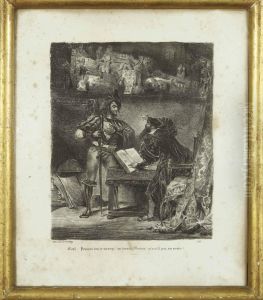 Illustrations Pour Faust by Eugene Delacroix