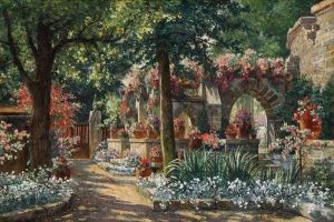 Le Jardin En Ete by Pauline Delacroix-Garnier