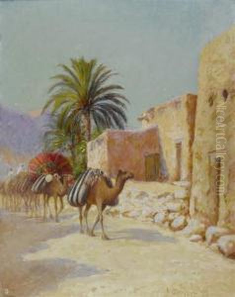 Caravan At The Edge Of An Oasis - view 1