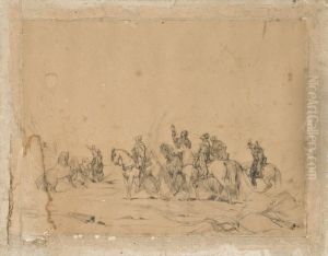 Chasse Au Faucon by Paul Delamain