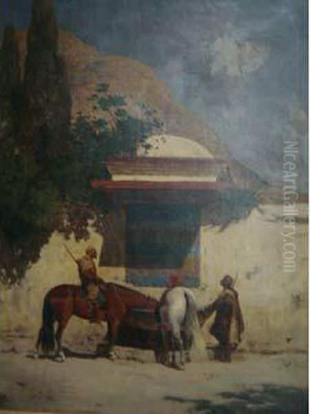 " La Halte ". - view 1