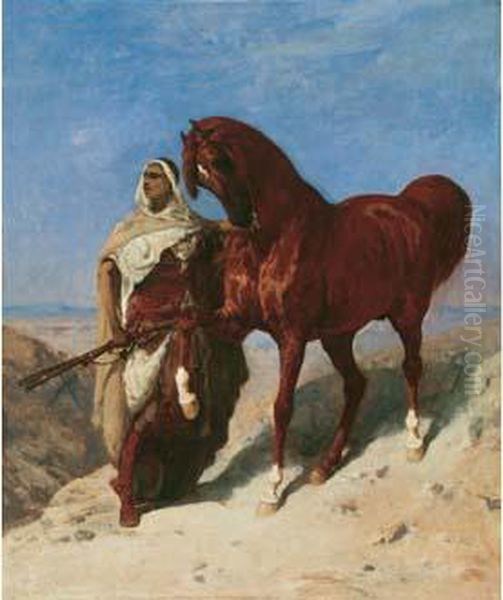 Guerrier Et Son Cheval. - view 1