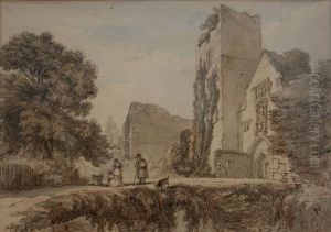 Ludlow Castle by William Alfred Delamotte