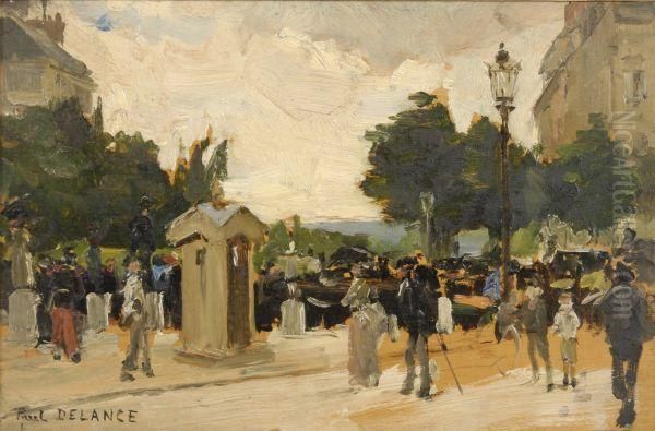 Place De L'etoile A L'avenue De Boulogne - Le Retour Des Courses - view 1