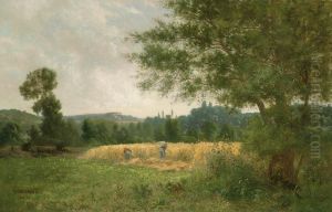 La Fenaison by Anatole Alfred Theo. Delangle