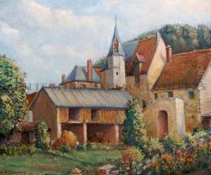 Dutch Farmscape by Aristide Delannoy