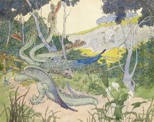 Scene Fantastique by Aristide Delannoy
