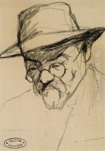 Portrait De Maximilien Luce by Aristide Delannoy