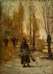 Gathering Twigs, Winter Gathering Twigs, Winter