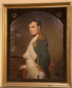 Napoleon Bonaparte In His Study by Hippolyte (Paul) Delaroche