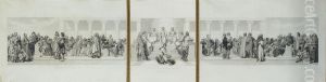 L'hemicycle De L'ecole Des Beaux-arts Par Louis Henriquel-dupont (le Blanc 5)