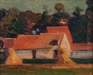 Ferme A Deville by Joseph Delattre